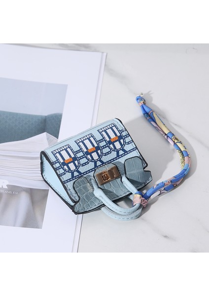 H Şekilli Mini Ev Sevimli Çanta Moda Süsleme Bozuk Para Cüzdanı (Yurt Dışından)