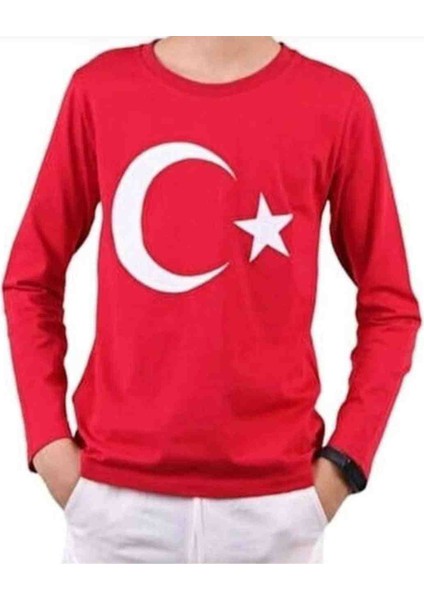 Ayyıldız Baskılı T- Shirt