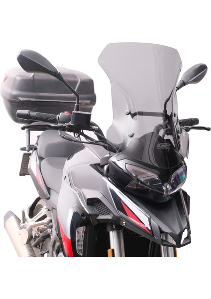 Benelli Trk 251 2019-2024 Uyumlu Ön Tur Camı Füme 51 cm modelleri