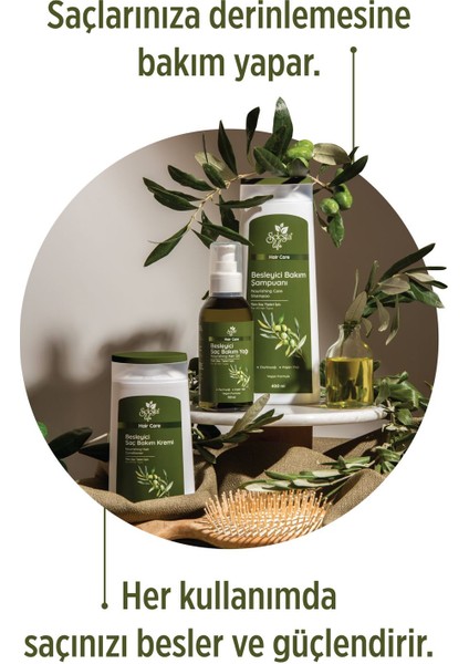 Zeytinyağı ve Argan Yağı Özlü 3'lü Besleyici Saç Bakım Seti - Tüm Saç Tipleri Için Bakım Seti modelleri