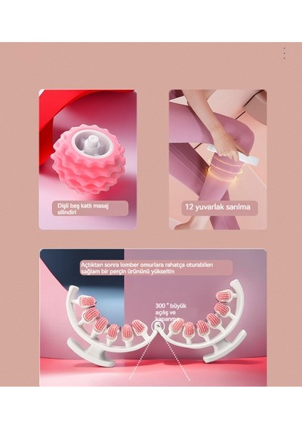 12 Yuvarlak Ev Yoga Bacak Halkası Klips Bacak Silindiri Baldır Masajı (Yurt Dışından) fiyatları