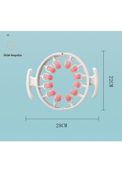 12 Yuvarlak Ev Yoga Bacak Halkası Klips Bacak Silindiri Baldır Masajı (Yurt Dışından) indirimleri
