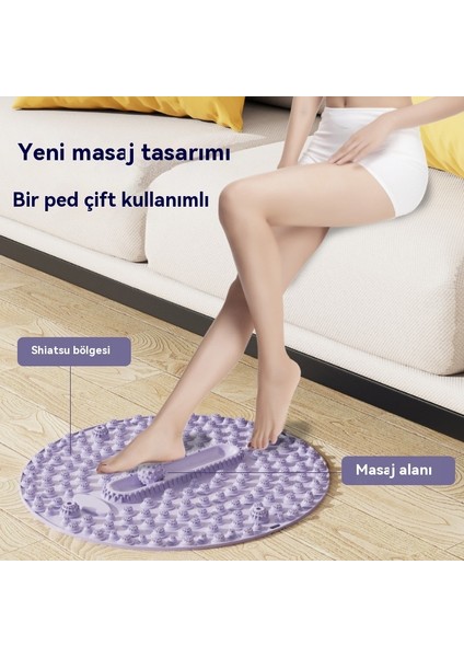55 cm Çift Parça Ev Yoga Çok Fonksiyonlu Parmak Basma Ayak Masaj Pedleri (Yurt Dışından)
