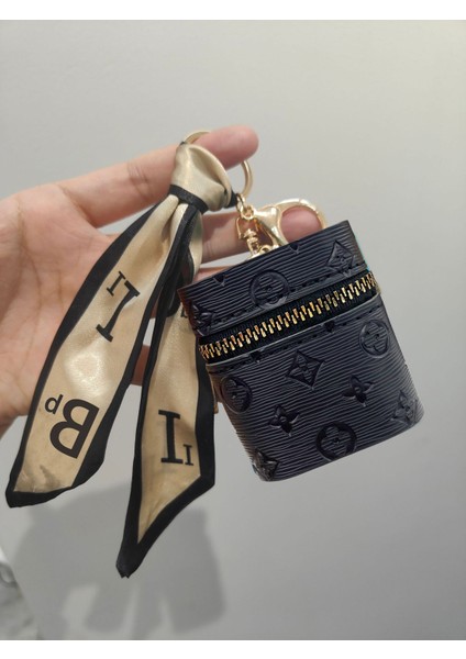 Anahtarlık Mini Bayan Kırmızı Zarf Saklama Kablosuz Kulaklık Bozuk Para Cüzdanı (Yurt Dışından)