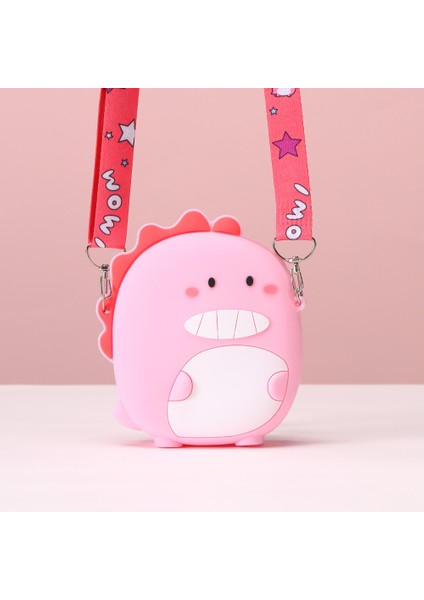 Sevimli Sevimli Çizgi Film Üç Boyutlu Küçük Dinozor Kayış Öğrenci Taşınabilir Bozuk Para Cüzdanı (Yurt Dışından)