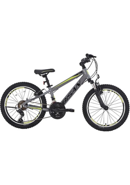 Cooper Çocuk Bisikleti 28 cm V 20 Jant 21 Vites Füme Siyah Sarı