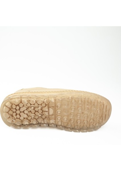 059 Bej Deri Günlük Kadın Ayakkabı indirimleri