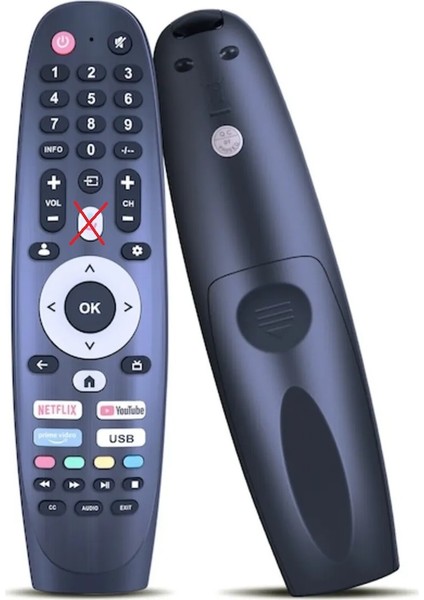 Altus - Senna Google Tv Netflıx - Youtube - Prıme Vıdeo Tuşlu ( Ses Komutsuz ) LCD LED Tv Kumanda