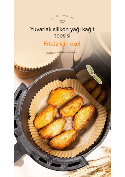 Ev Mutfak Yuvarlak Gıda Pişirme Için Özel Kağıt (Yurt Dışından)