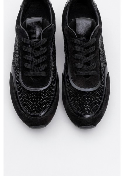 Bonia Siyah Süet Siyah Taşlı Deri Kadın Spor Ayakkabı fiyatları