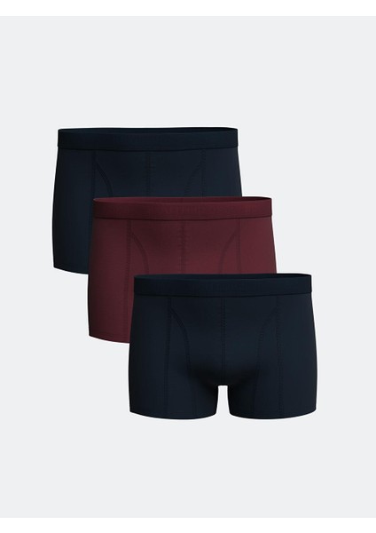 Standart Kalıp Pamuklu Esnek Erkek Boxer 3'lü