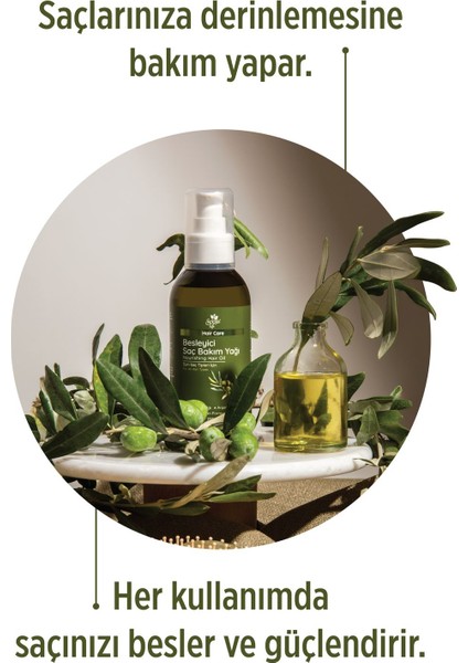 Zeytinyağı ve Argan Yağı Özlü Besleyici Saç Bakım Yağı - Tüm Saç Tipleri Için Serum ve Yağ 150 ml modelleri