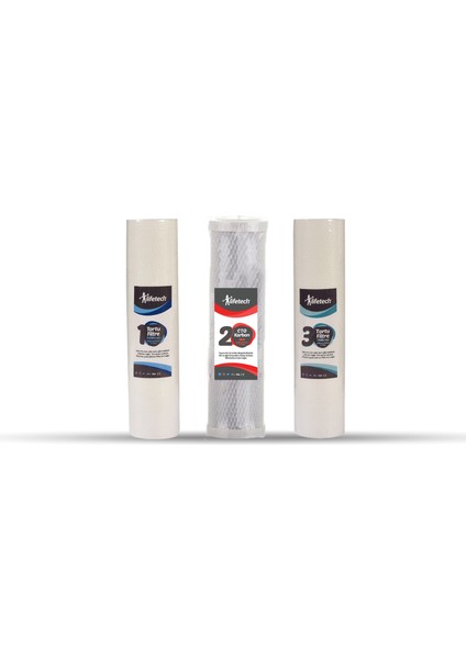 LifeTech 3 Aşama Filtre Seti