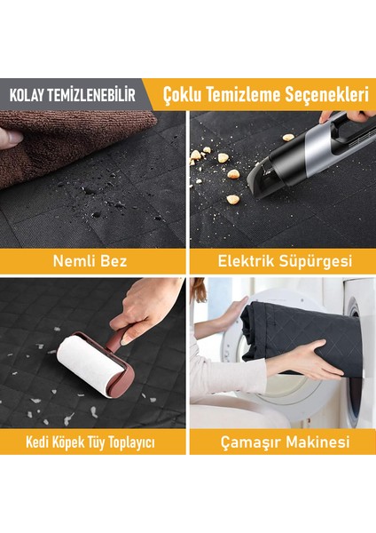 Araç Bagaj Örtüsü, Evcil Hayvan Köpek Bagaj Koruma Kılıfı, Araba Bagaj Havuzu - Medium - Gri