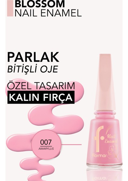 Blossom Uzun Süre Kalıcı & Parlak Bitişli Oje