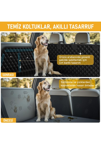 Araç Bagaj Örtüsü, Evcil Hayvan Köpek Bagaj Matı, Suv, Pickup Van Bagaj Havuzu - Large - Gri