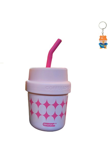 Pipetli Termos Fincan Kızlar Kompakt Taşınabilir Kahve Fincanı Mini Su Isıtıcısı Su Fincanı (Yurt Dışından)