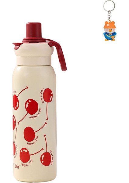 Kızlar Termos Bardak Su Isıtıcısı Açık Taşınabilir Yalıtımlı Su Isıtıcısı Termos Bardak Pipetli Bardak (Yurt Dışından)