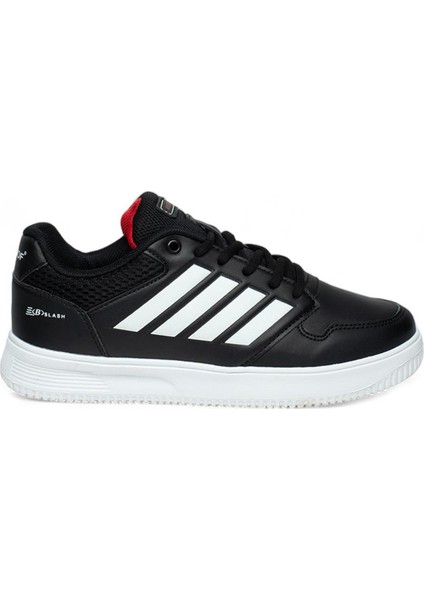 074-25 Deri Slash Anatomik Sneaker Siyah Beyaz 36-40