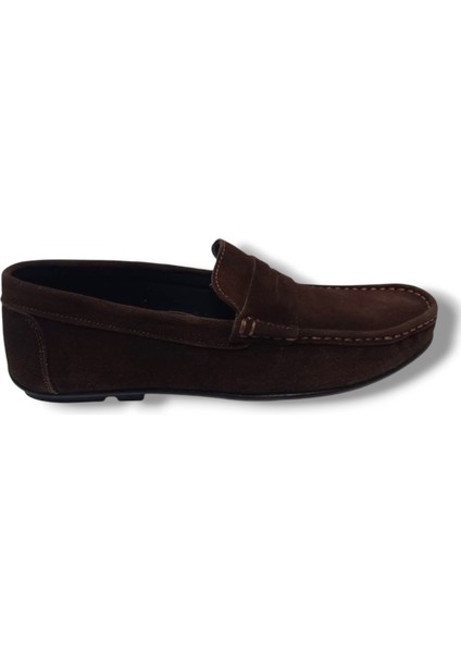 321-25 Süet Fiyonklu Loafer Erkek Ayakkabı