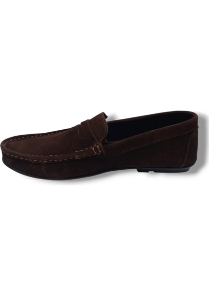 321-25 Süet Fiyonklu Loafer Erkek Ayakkabı
