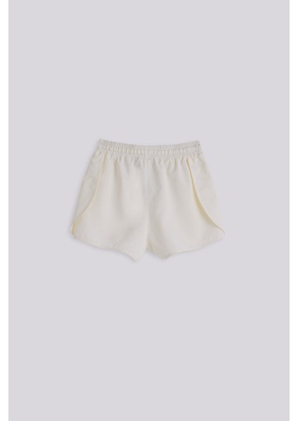 Bg Store Kız Çocuk Beyaz Şort
