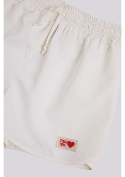 Bg Store Kız Çocuk Beyaz Şort