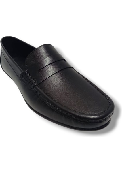 324-25 Deri Fiyonklu Loafer Erkek Ayakkabı