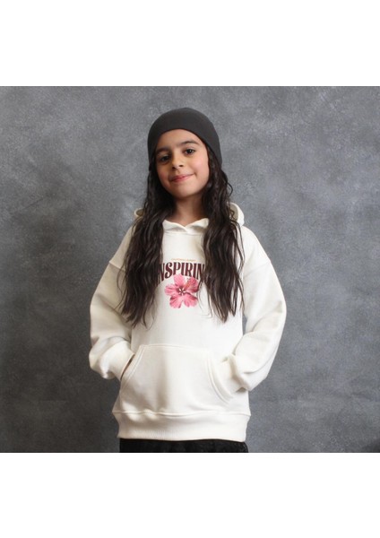 Kız Çocuk Kapüşonlu Sweatshirt
