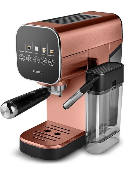Mycaffee Barista S20 Entegre Süt Hazneli Otomatik Espresso ve Latte Makinesi Copper