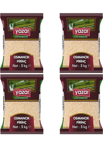 Osmancık Pirinç 5 kg x 4 Paket.