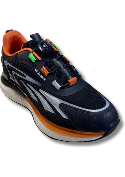2273 Merdane Spor Ayakkabı Siyah Oranj 40