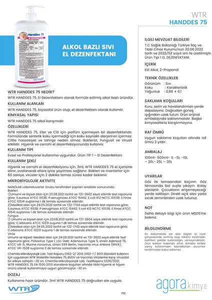 Handdess 75 El Dezenfektanı 5 lt fırsatları