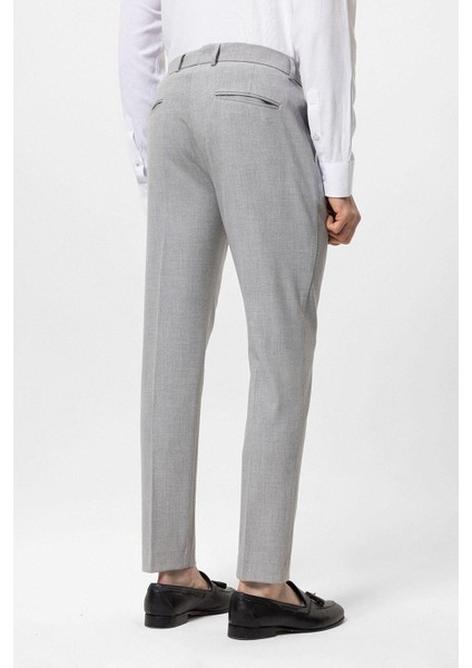 Açık Gri Erkek Kumaş Pantolon