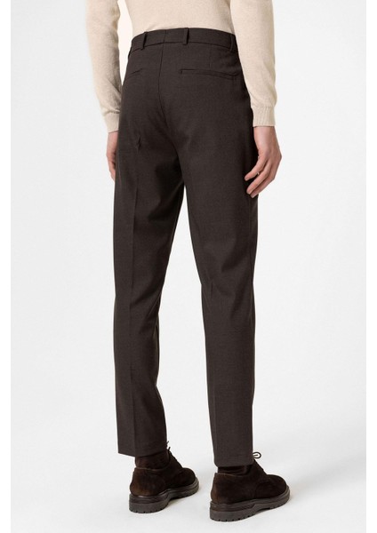 Kahve Yüksek Bel Klasik Erkek Pantolon fırsatları