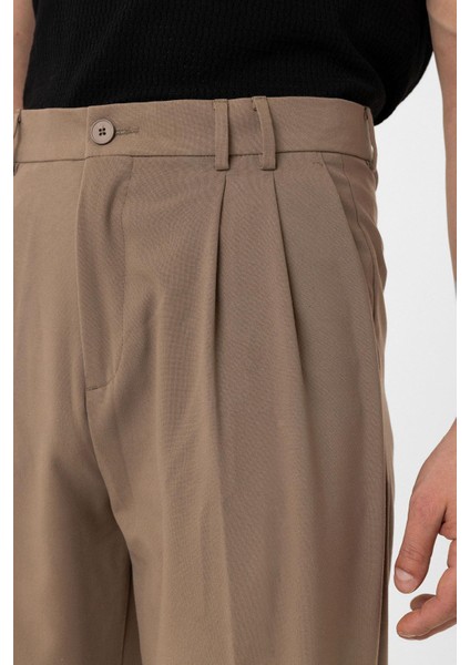 Vizon Çift Pileli Baggy Fit Erkek Pantolon indirimleri
