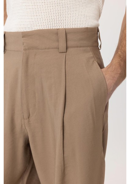 Vizon Pileli Baggy Fit Erkek Pantolon modelleri