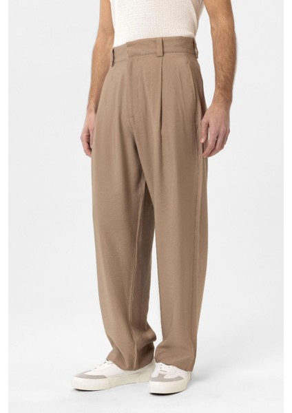 Vizon Pileli Baggy Fit Erkek Pantolon fiyatları