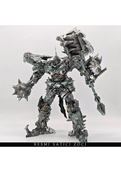 Transformers Serisi TW-1034 Çelik Kablo Lord Dinozor Deformasyon Figure Model Süsleri (Yurt Dışından)