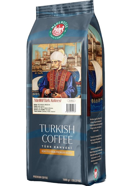 Nitelikli Türk Kahvesi 4x1 Kg. (Çekirdek)