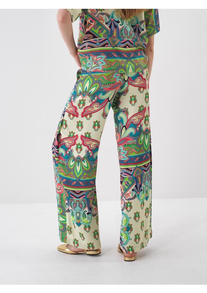 Kadın Yeşil Oversize Pantolon