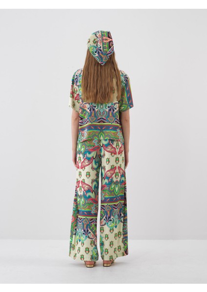Kadın Yeşil Oversize Pantolon