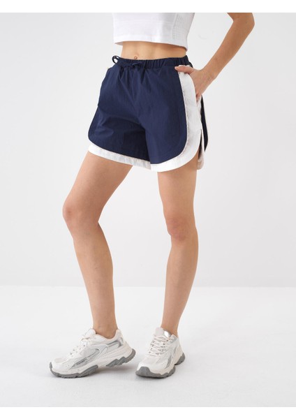 Lacivert Regular Fit Şort