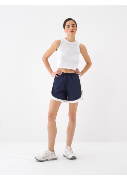 Lacivert Regular Fit Şort