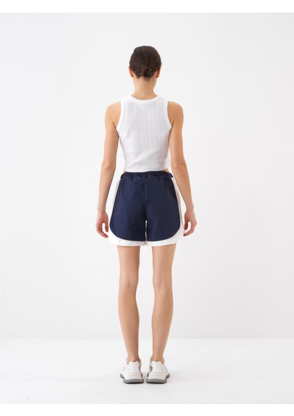 Lacivert Regular Fit Şort