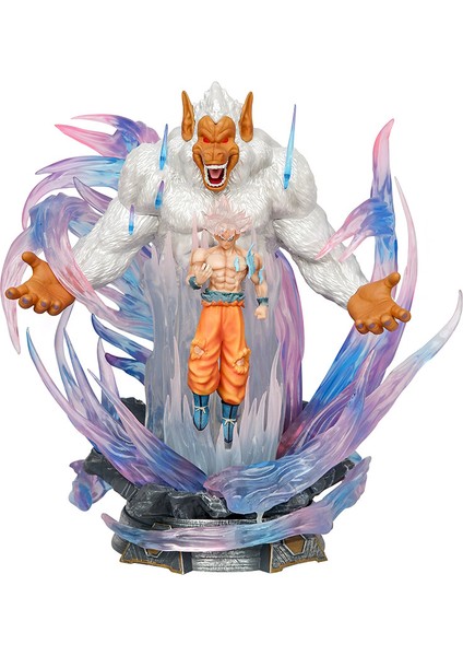 Yedi Dragon Ball Büyük Saru Goku Kendini Açıklayan Goku Figürü Model Süsleri Işık Yayan Olabilir (Yurt Dışından)