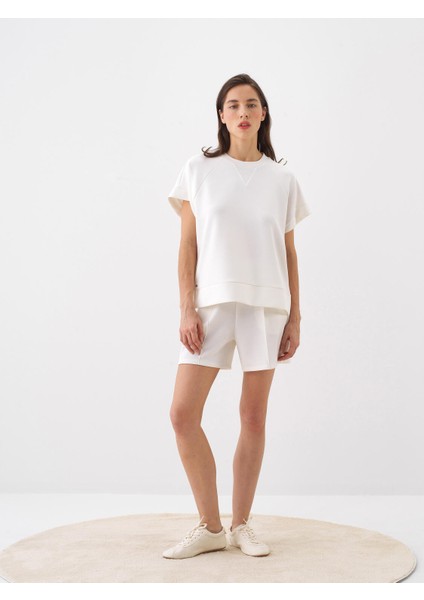 Kadın Beyaz Oversize Modal Bluz fiyatları