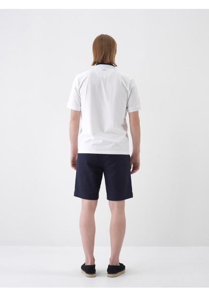 Erkek Beyaz Slim Fit Pamuklu Polo Yaka Tişört indirimleri