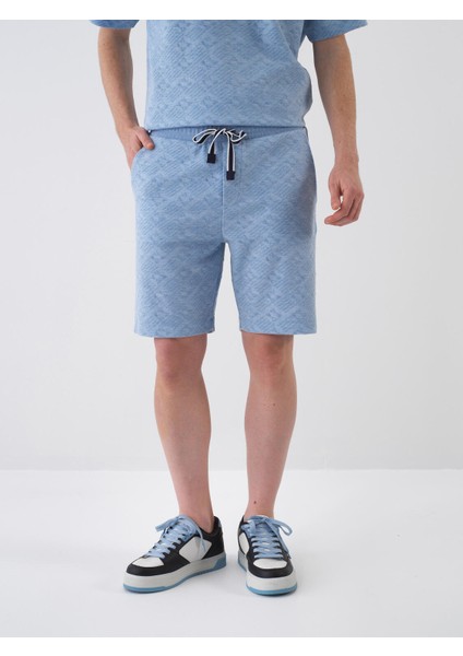 Mavi Regular Fit Şort