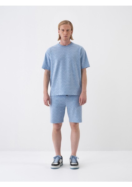 Mavi Regular Fit Şort